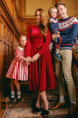 Mini Hawthorn Dress in Candy Cane Stripe