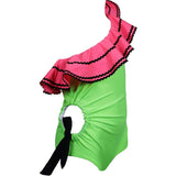 Pari Ruffle One Shoulder One-Piece Swimsuit