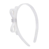 Thin Bow Headband - Satin Colors