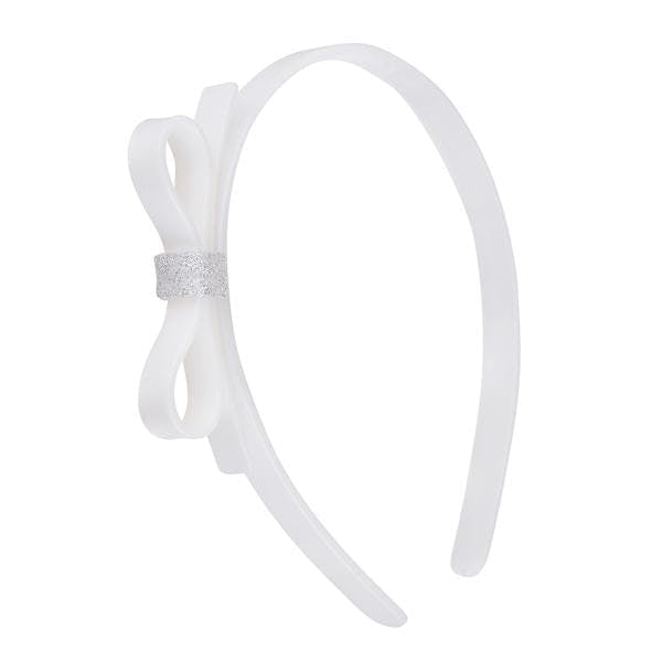 Thin Bow Headband - Satin Colors