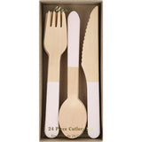 Ballet Slipper Pink Wooden Cutlery Set