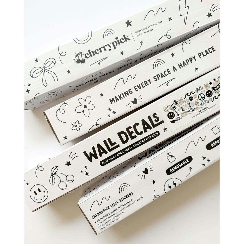 Peel & Stick Fabric Wall Stickers