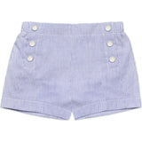 Sailor Button Shorts, Navy