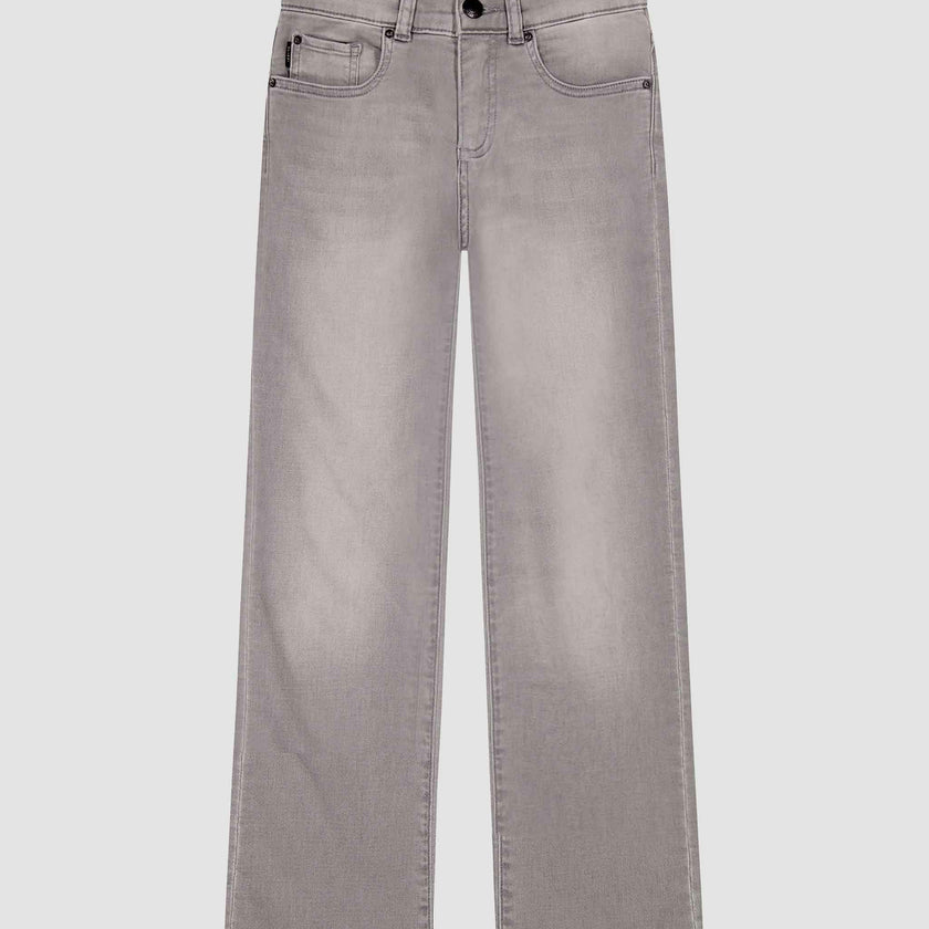 Benji Straight Pants | Washed Grey Knit