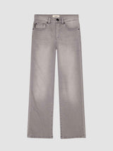 Benji Straight Pants | Washed Grey Knit