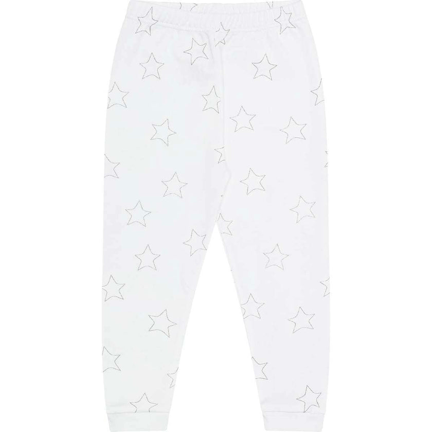 Grey Stars Print Pajama