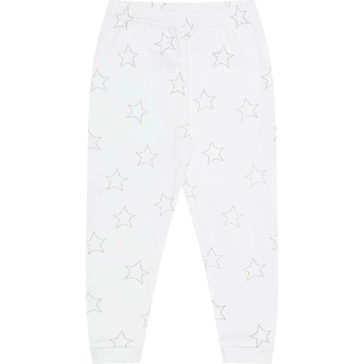 Grey Stars Print Pajama