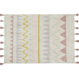 Azteca Natural Washable Rug, Multi