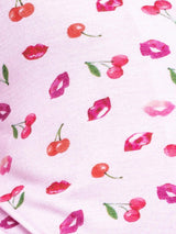 Cherries and Lips Short Sleeve Pajama Set