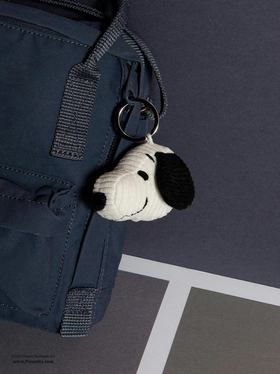 Snoopy Head Corduroy Cream keychain - 2