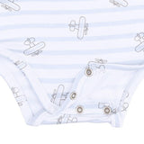 Airplane Stripe - Henley Bodysuit