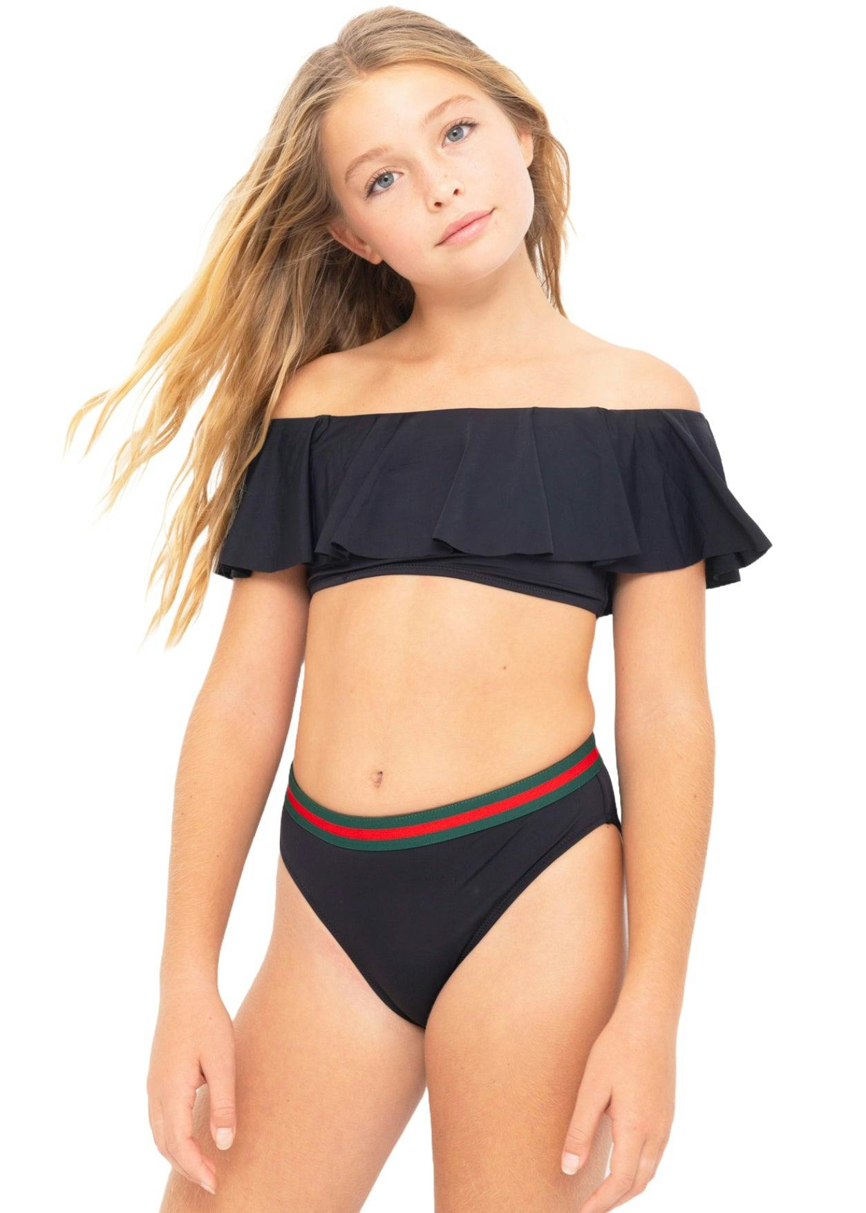 Black Bikini with Belt