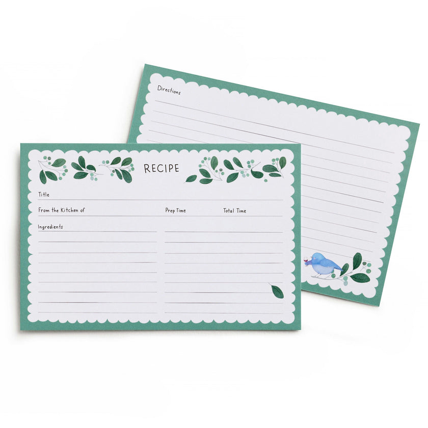 Chirps and Cheers Recipe Card Set
