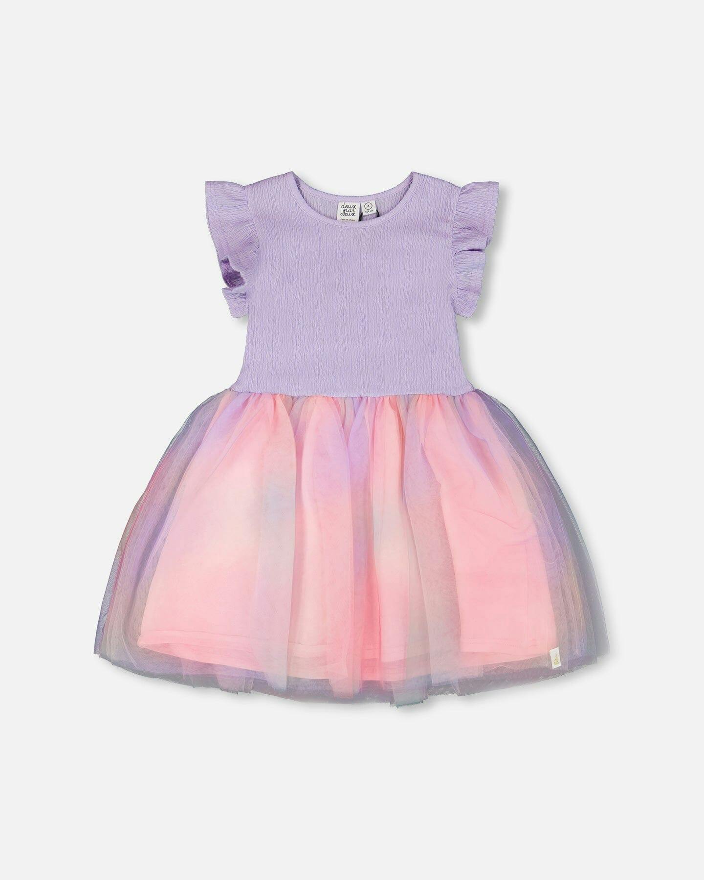 Bi-Material Mesh Dress