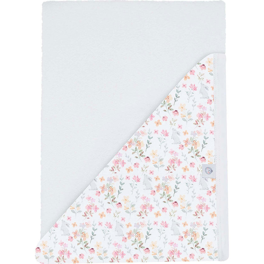 Winter Flowers Pima Hooded Towel