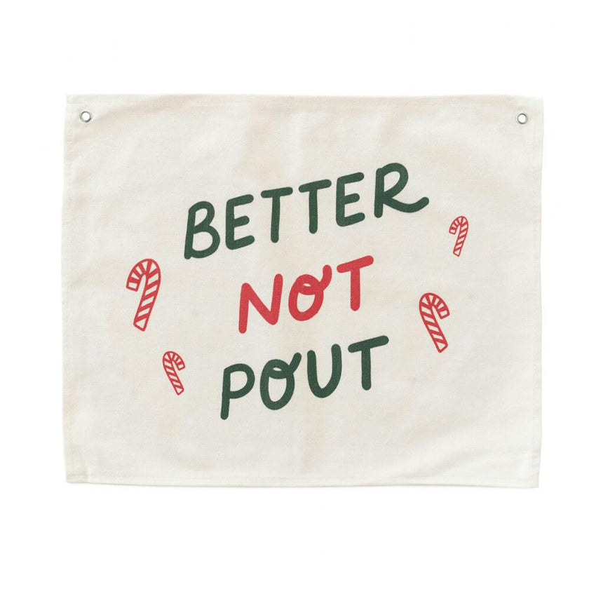 Better Not Pout Wall Hang