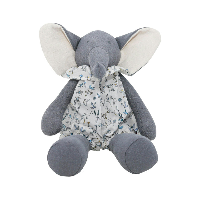Pamplemousse Peluches Bernadette the Elephant - Small Grey