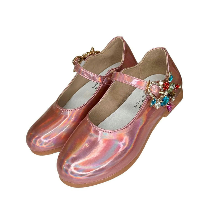 Gem Hologram Ballet Flats