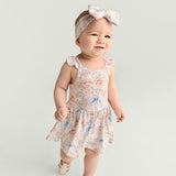 Agatha Ruffled Picot Bodysuit Dress