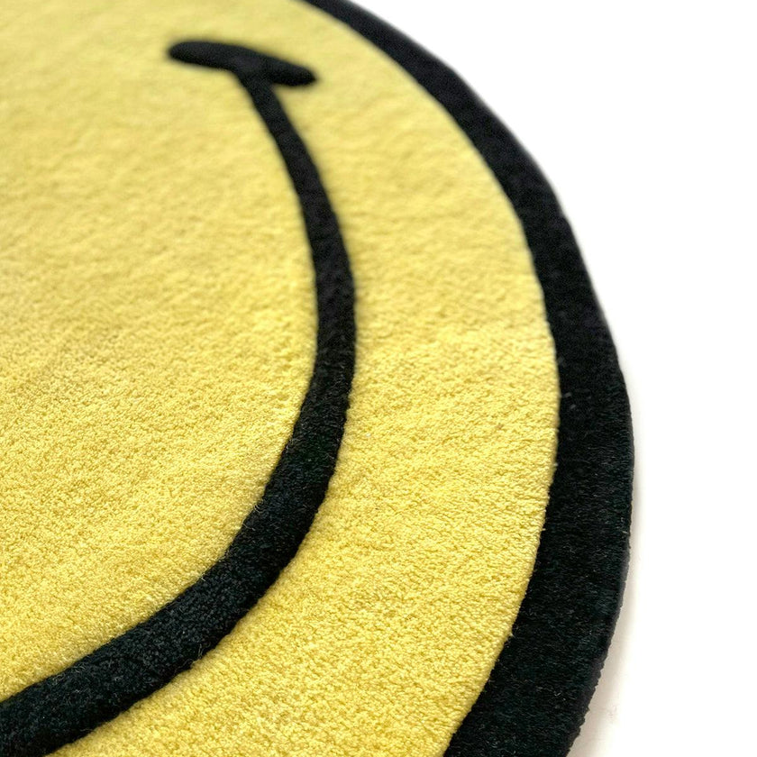Round Smiley Rug