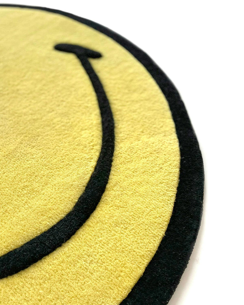 Round Smiley Rug