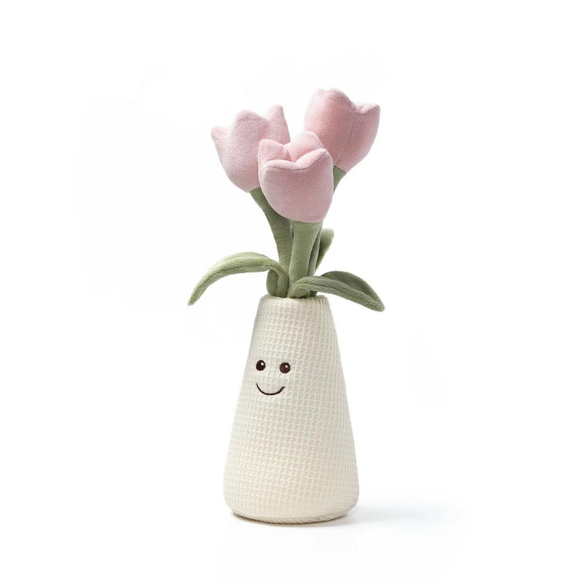 McHugs Elegant Tulip Vase Plant Stuffed Plushie 30cm