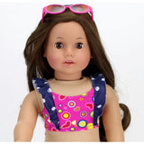 18" Doll Swimsuit & Sunglasses