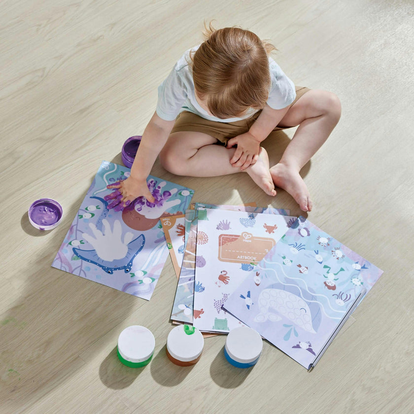 Hape: Finger Painting - 16pc Art Set