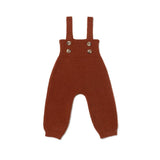 Acorn Ribbed Bib Buttoned Strap Cuffed Ankle Jumper