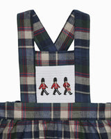 Baby Smocked Bib Short in Marching Band