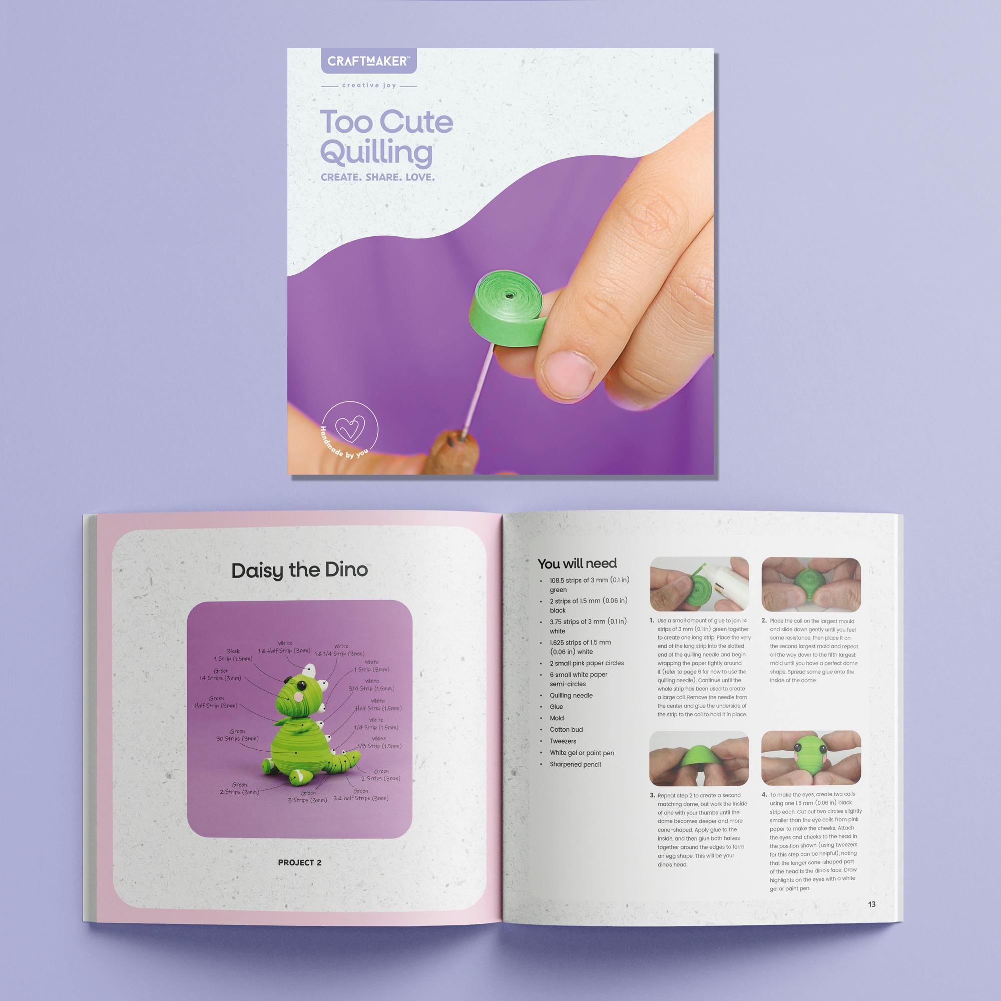 Craft Maker: Too Cute - Quilling Mini Friends