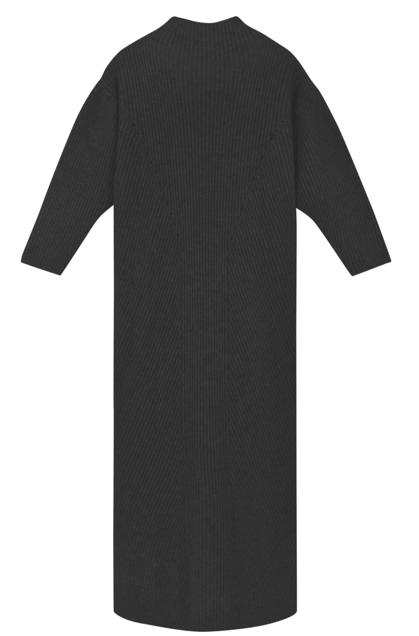 Pichu Pichu Sweater Dress in Black