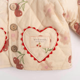 Quilted Jacket in Cherry Bloom