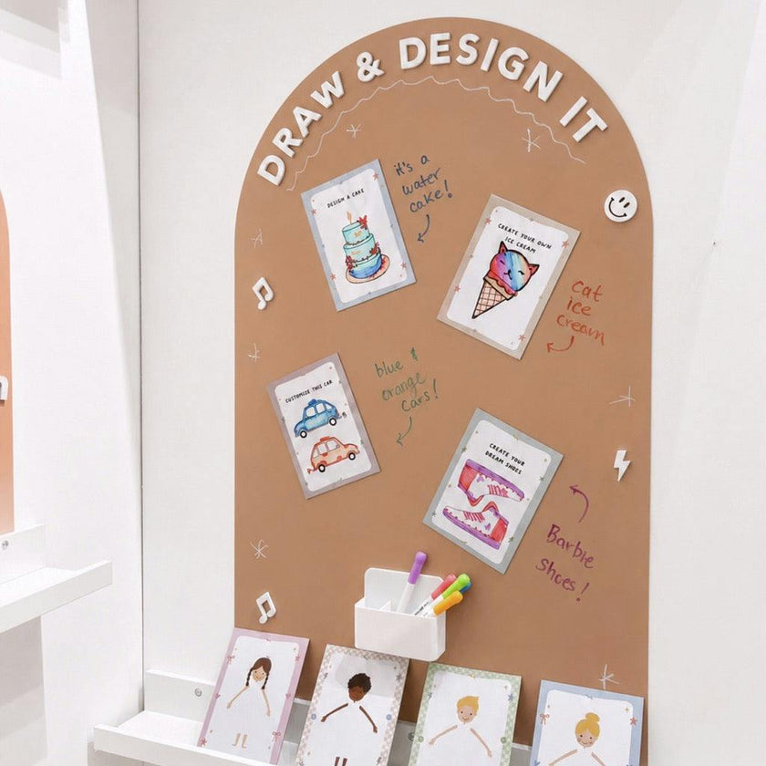 Magnetic Coloring Sheets - Design & Dream (8pc set)