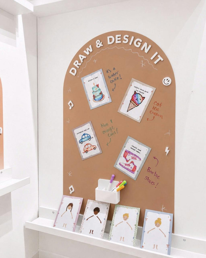 Magnetic Coloring Sheets - Design & Dream (8pc set)
