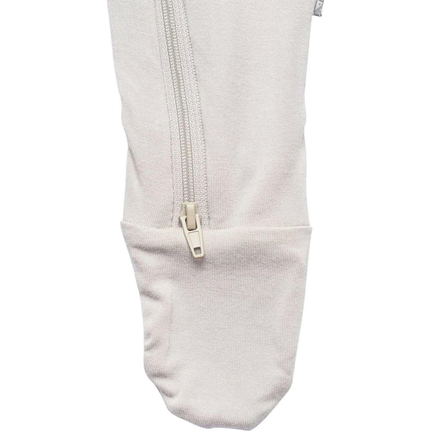 Zippered Footie, Oat