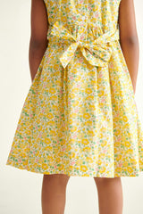 Made With Liberty Fabric Smocked Girls Dress Marina
