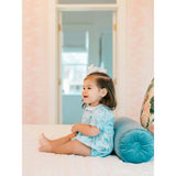 Collared Hydrangea Smocked Bubble