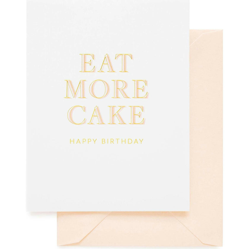 Eat More Cake Card