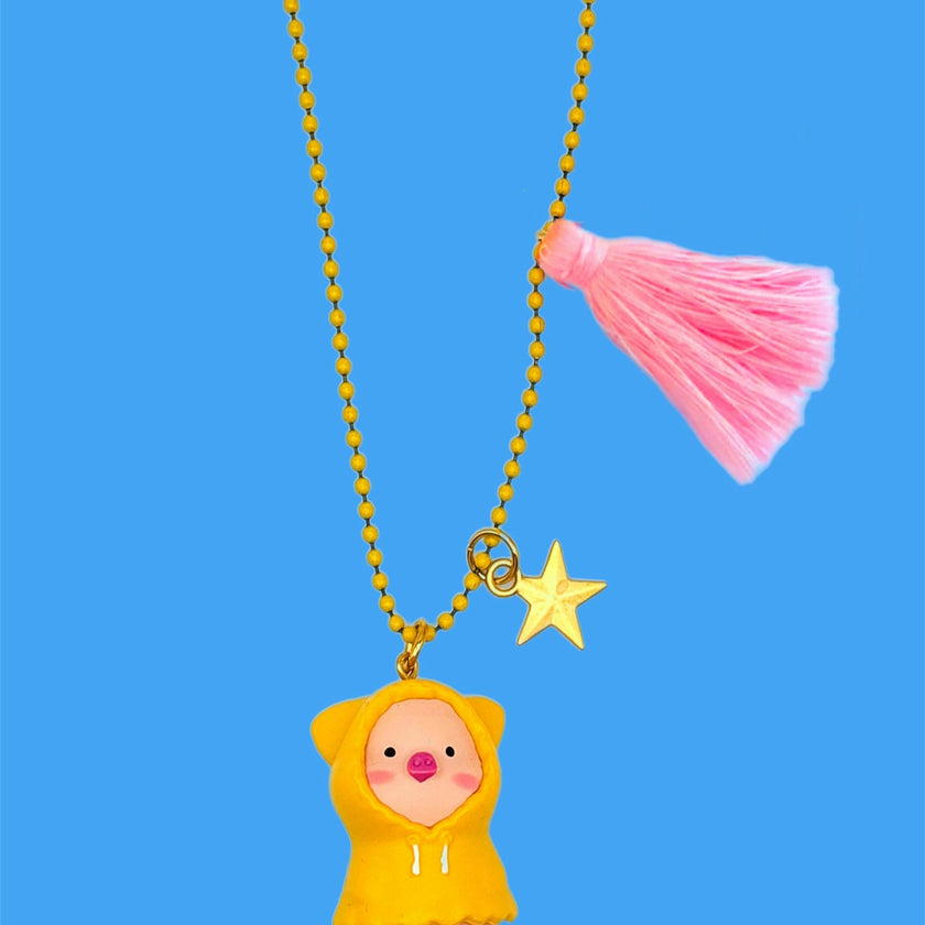 PUDDLE  PIGGY NECKLACE