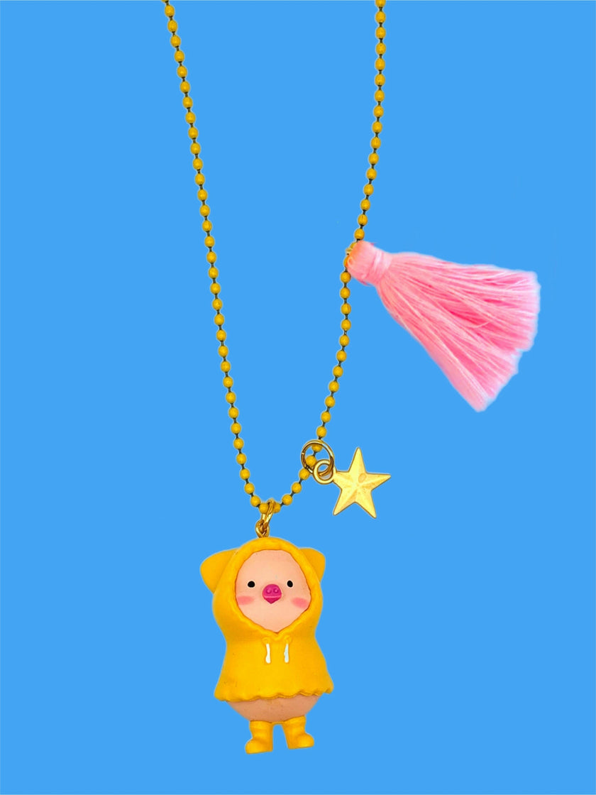 PUDDLE  PIGGY NECKLACE
