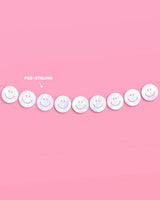 Smiley Banner - iridescent foil banner