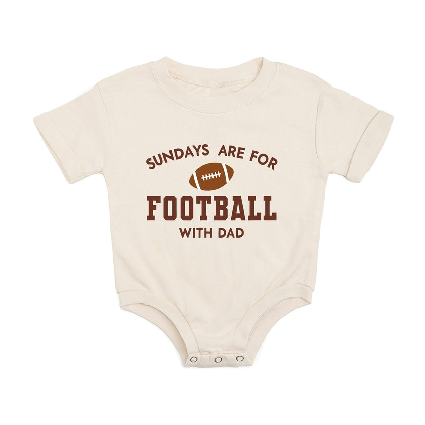 Sundays Are For Football Short Sleeve Romper
