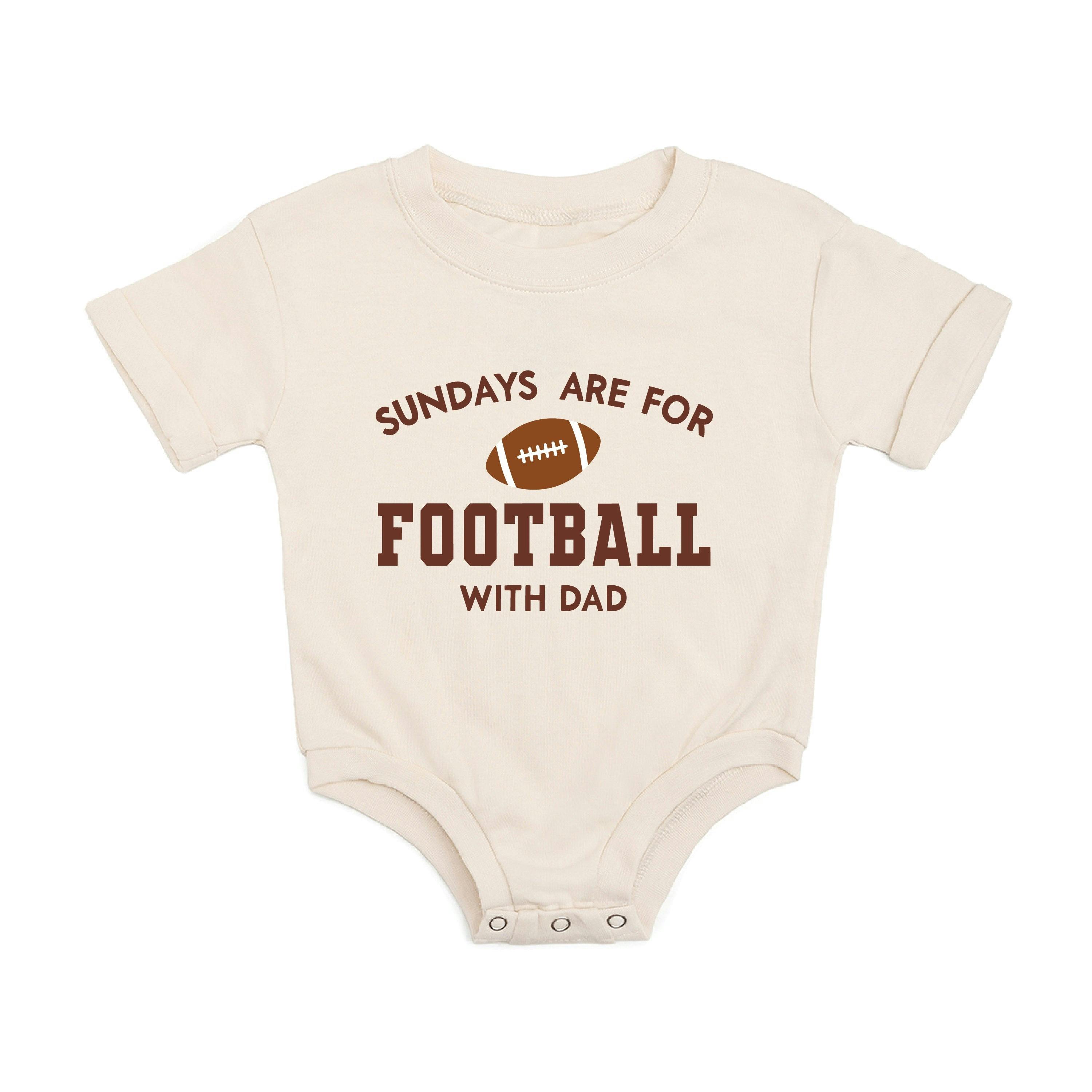 Sundays Are For Football Short Sleeve Romper