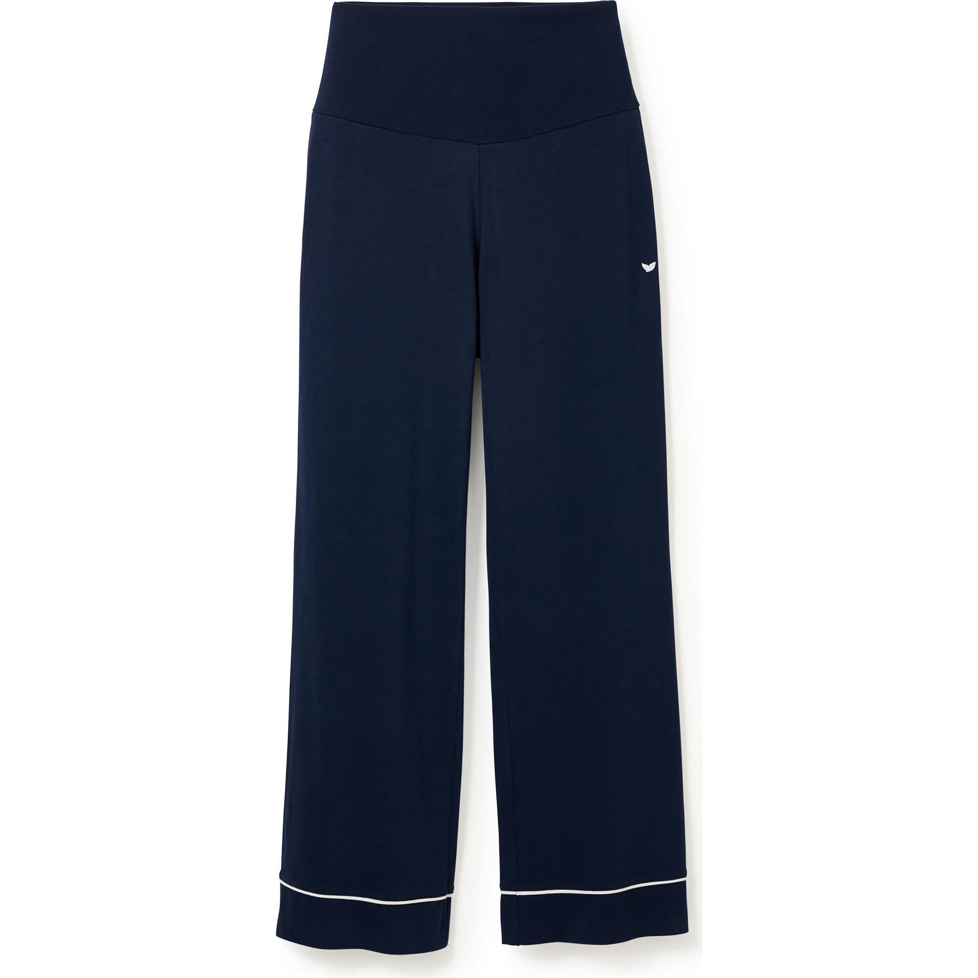 Women's Pima Maternity Pants in Navy