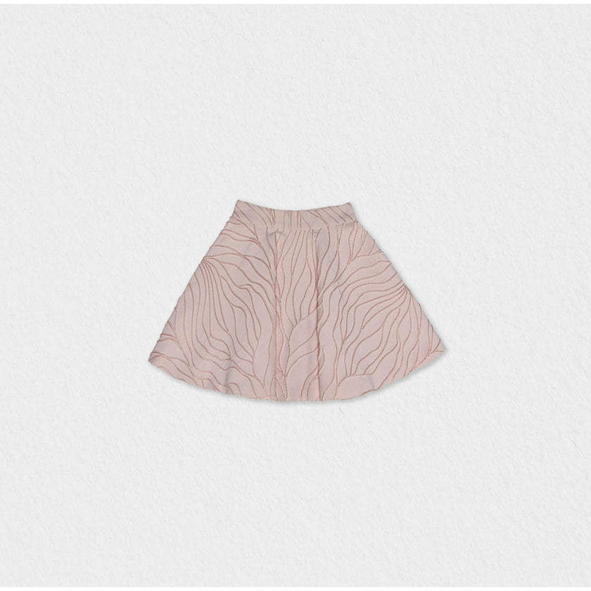 Felicia Girl Skirt, Pink Wavy Glitter