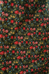 Annalise Dress in Obsidian Vintage Poppies