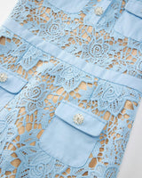 Juliana Embroidered Mini Dress