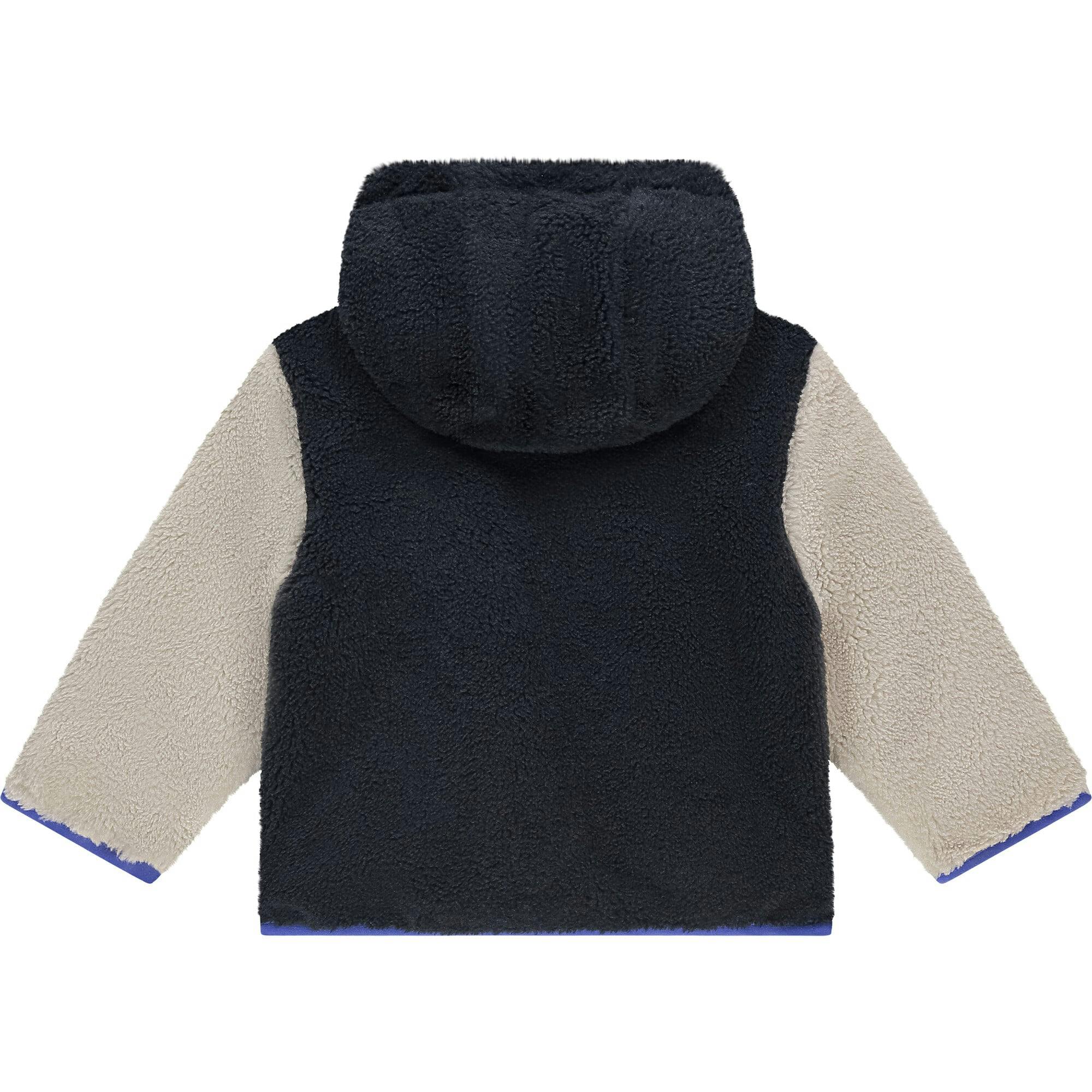 Reversible Colorblock Soft Fleece Jacket