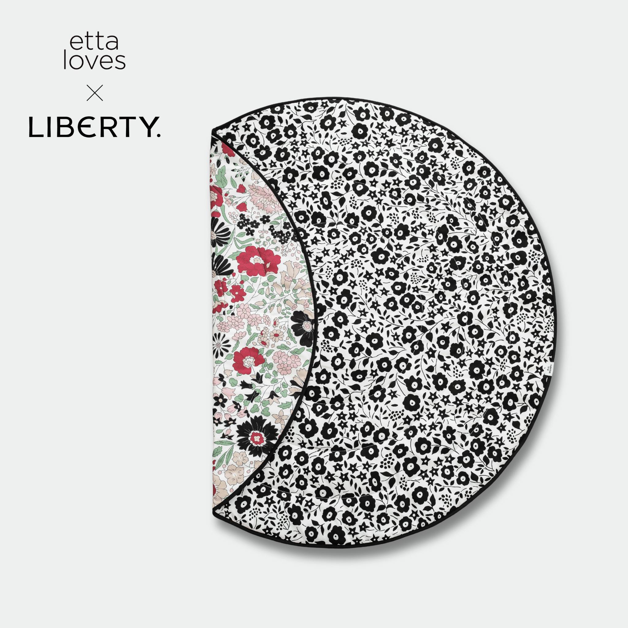 ETTA LOVES x LIBERTY – Reversible Sensory Playmat - birth to 12 months